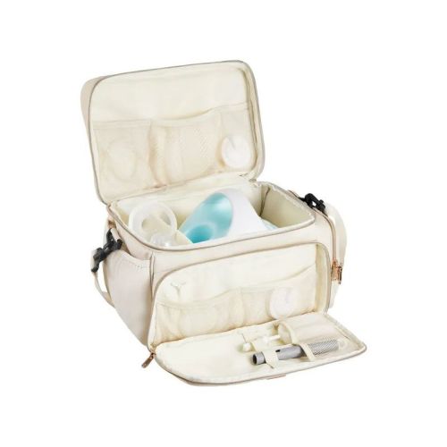 Breast Pump Bag, Breast Feeding Bag with Waterproof Mat, Fits for S1/S2, Pumping Accessories & Breastmilk Storage, Portable Pump Carrying Case
