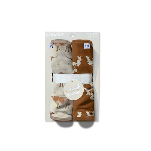 Longhorn Cows Burp Cloth Set