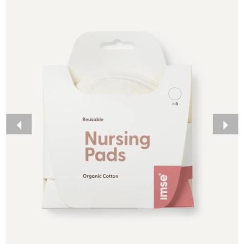 Nursing pads in organic cotton - Offwhite | Boob Design