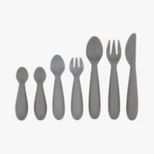 Developmental Utensil Set pewter