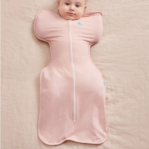Swaddle Up™ 1.0 TOG Cotton Powder Pink Twinkle