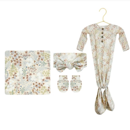 Pearl Newborn Headband Bundle (Gown)