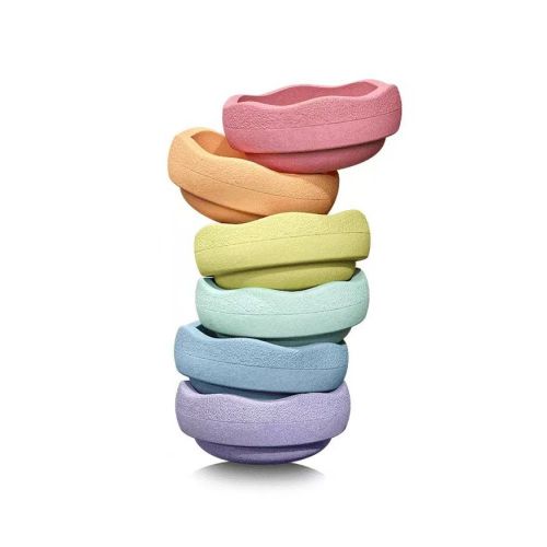Stepping Stones (Round Pastel) - Sensory and Gross Motor Development f – Hands-On Montessori Store
