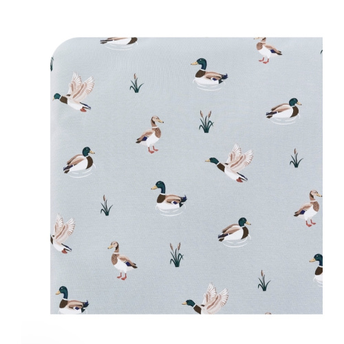 Crib Sheet in Mallard Duck