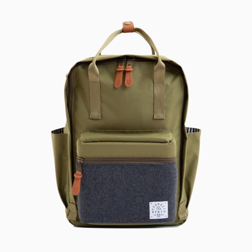 Product of the North Sustainable Elkin Diaper Bag Backpack - Olive