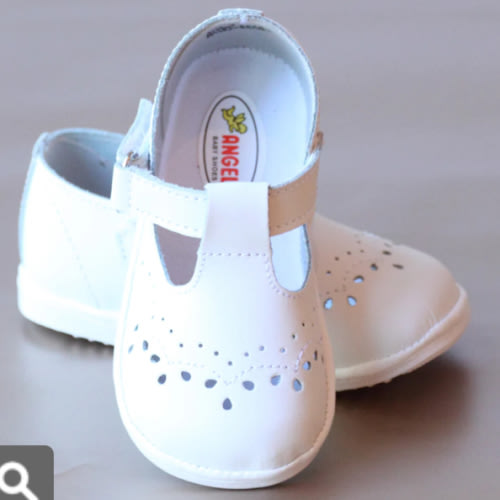 Angel Baby Girls Classic T-Strap Leather Mary Janes – Petit Foot