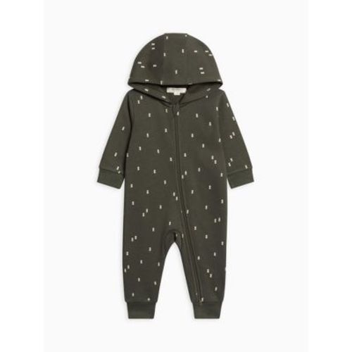 Greer Fleece Hooded Zipper Romper