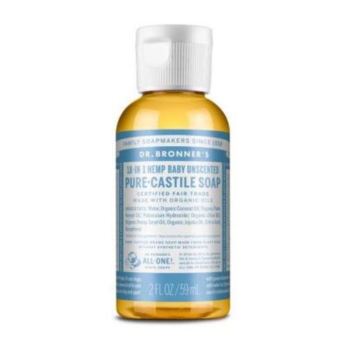 Dr. Bronner's Castile Soap - Unscented - 2 Fl Oz