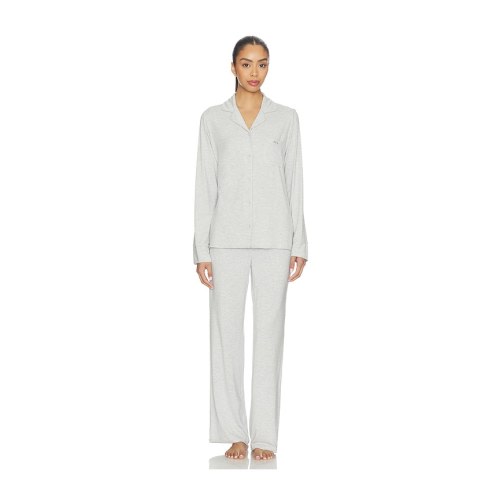 Skims Sleep Long Sleeve Button Up Sleep Set
