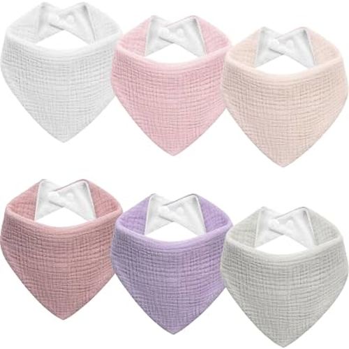 Kewlife gift Muslin Baby Bibs Baby Drool Bandana Bibs for Baby Girls Boys Infant Newborn Toddler Drooling and Teething