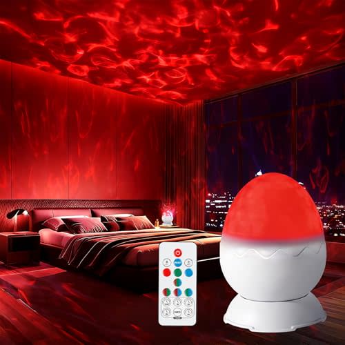 Red Light Night Light, 2-in-1 Sleep Aid Red Light for Bedroom | Deep Relaxation, Gift for Kids & Adults, Birthdays, Christmas