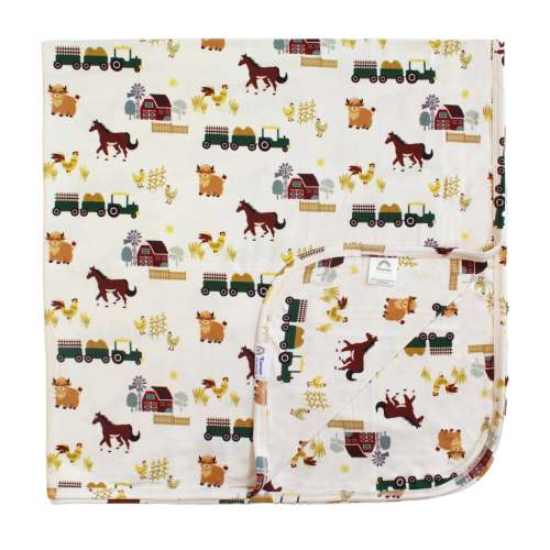 On the Farm Luxury Bamboo Blanket