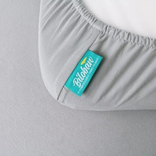 Bassinet Sheets Fit for Babybond Baby Bassinet Bedside Sleeper, 100% Cotton, 2 Pack, Ultra Soft Bassinet Sheet - White and Gray