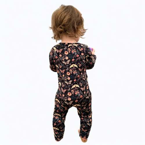 cuddleberry Moon Garden Zipper Sleeper - 3-6 months