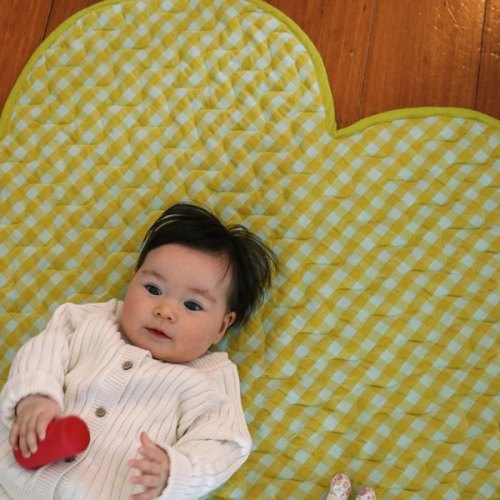 Citrus Seersucker Playmat