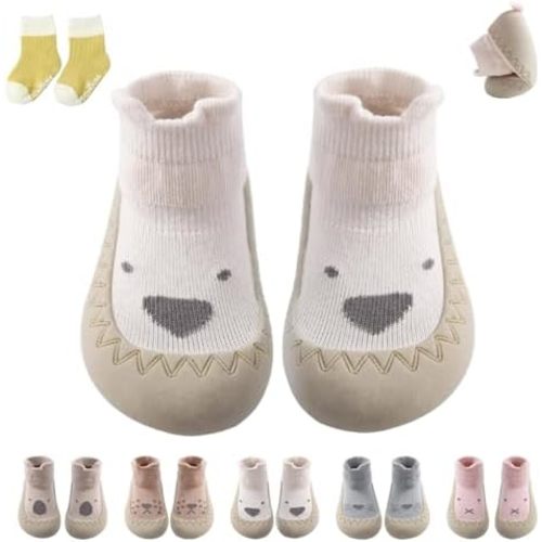 Nestnov Baby Shoes, Nestnov Soft Rubber Sole Baby Shoes, Nestnov First Walking Sock Shoes, Non-slip Warm Elastic Socks Shoes