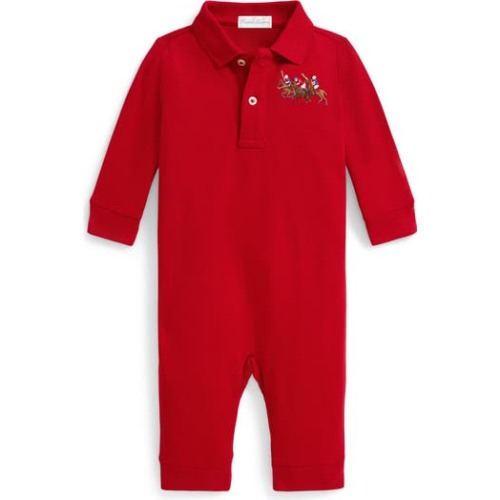 Polo Romper, 6M