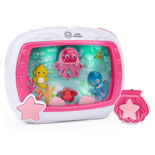 Amazon.com: Baby Einstein Sea Dreams Soother Musical Crib Toy and Sound Machine, Pink, Newborn and up