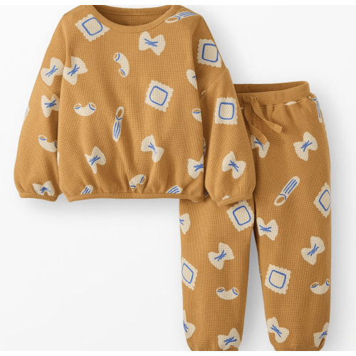 Long Sleeve Waffle Top & Pants Set | Hanna Andersson