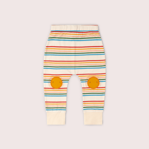 Sun Rays Knee Patch Striped Joggers – Little Green Radicals