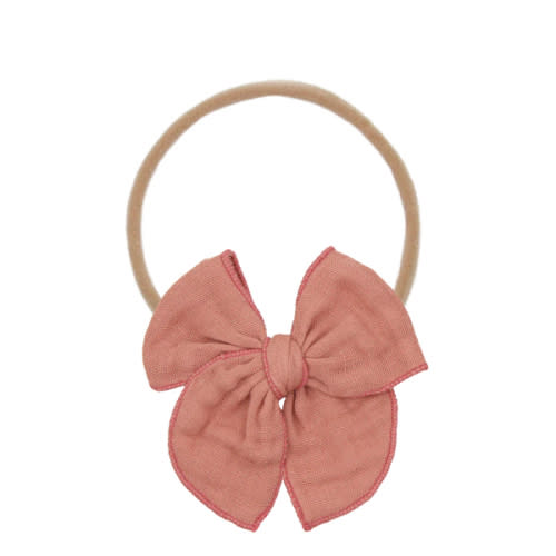 Cloud Muslin™ Heirloom Bow - Nellie Headband