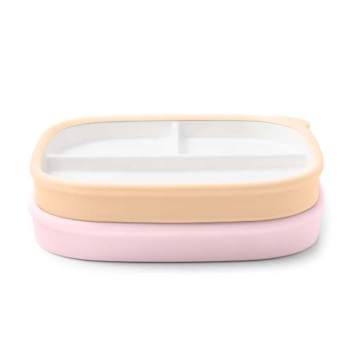 Clean Start Toddler Divided Plate | Premium Ceramic | Non Toxic – Ello