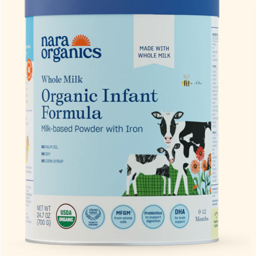 Organic Whole Milk Infant Formula – Nara Organics