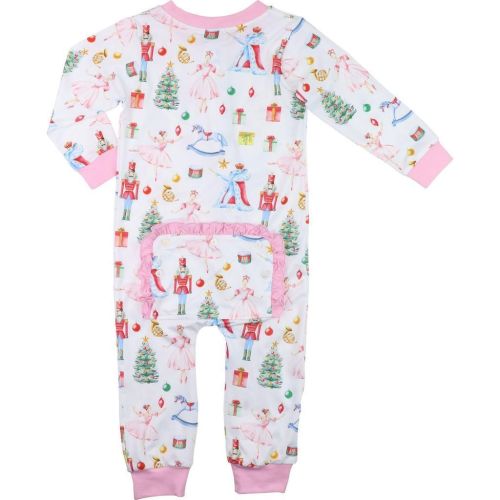 Pink Knit Ballet Nutcracker Zipper Pajamas – Cecil & Lou