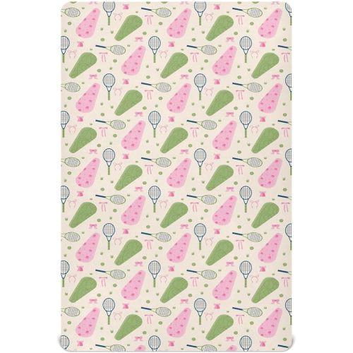 Baby Crib Sheets Tennis Bags Crib Sheets for Boys Girls,Neutral Bassinet Toddler Bed Play Sheets Breathable Soft and Portable 52 * 28 * 9in