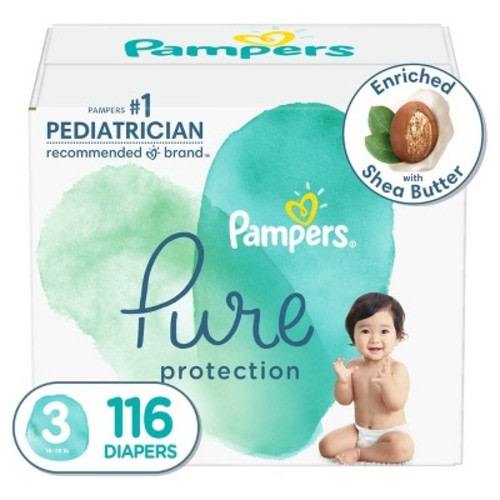 Pampers Pure Protection Diapers - (select Size And Count)