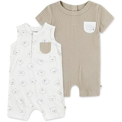 HUGGIES unisex-baby Multi-pack Short Sleeve Romper
