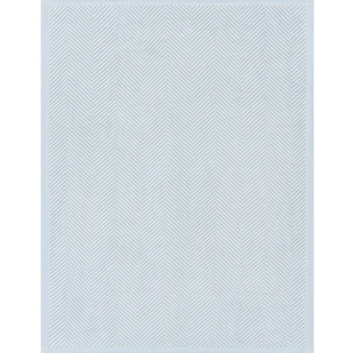 Harborview Herringbone Sky Mini Blanket