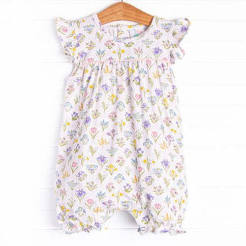 Vintage Vines Bubble Romper, Pink – Stitchy Fish