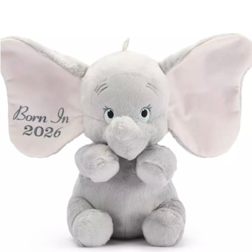 Dumbo ''Born in 2026'' Plush for Baby – 11'' | Disney Store