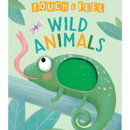 Wild Animals: A Touch and Feel Book - Children's Board Book - Educational