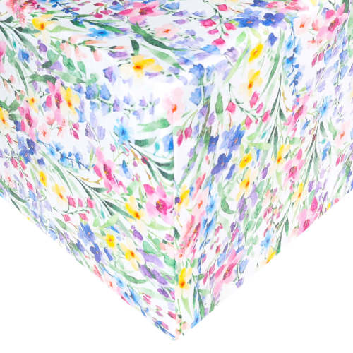 Premium Knit Fitted Crib Sheet - Josie