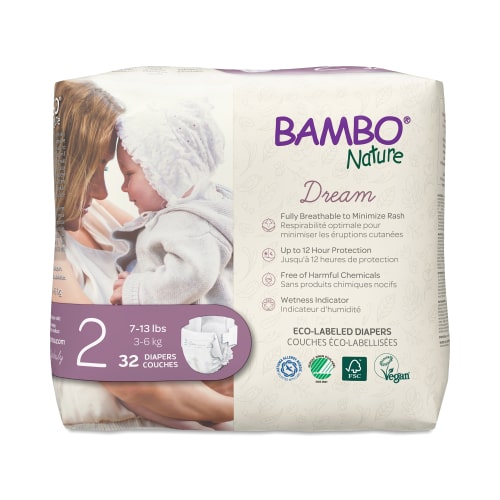 Dream Diapers, Size 2