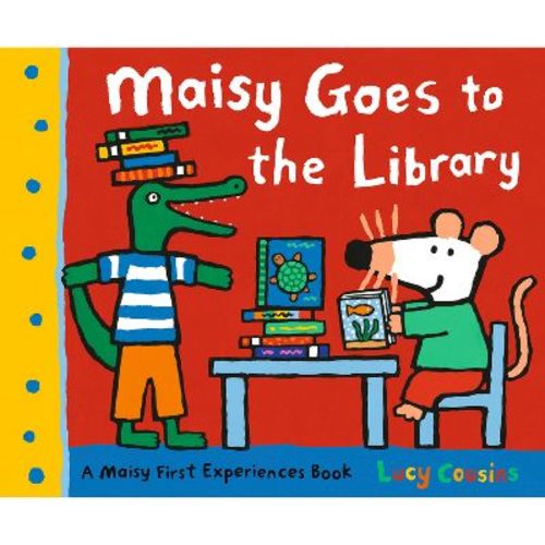 Maisy Goes to the Library - (Maisy First Experiences) by Lucy Cousins (Paperback)