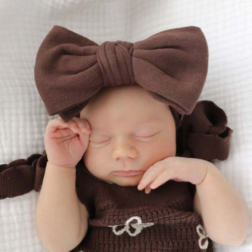 Knit Topknot - Espresso