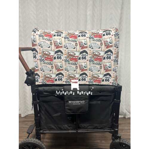 Made to order- Cars Canopy, Seat Covers, for your Wonderfold Wagon, Rainbow Baby Wagon, Joymor Wagon, Vomeast Wagon, Famileasy Wagon,