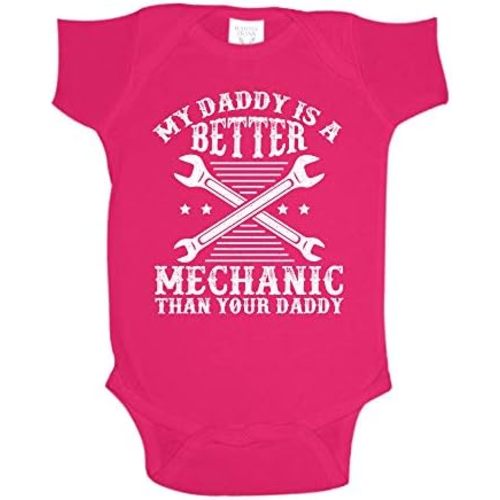 My Daddy is A Better Mechanic Than Your Daddy Baby One Piece or Toddler T-Shirt