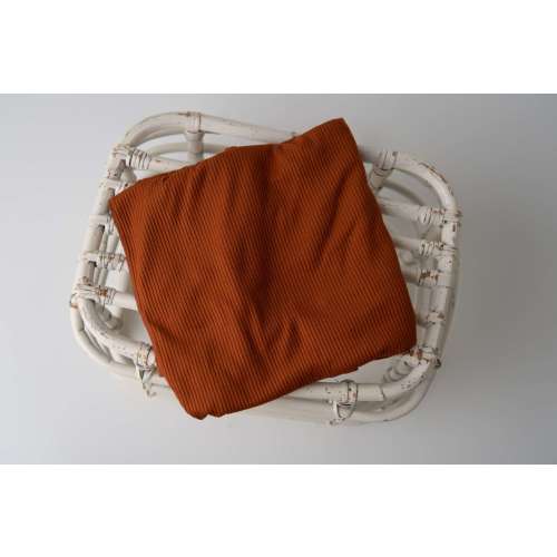 Ribbed Jersey Swaddle - Ginger
