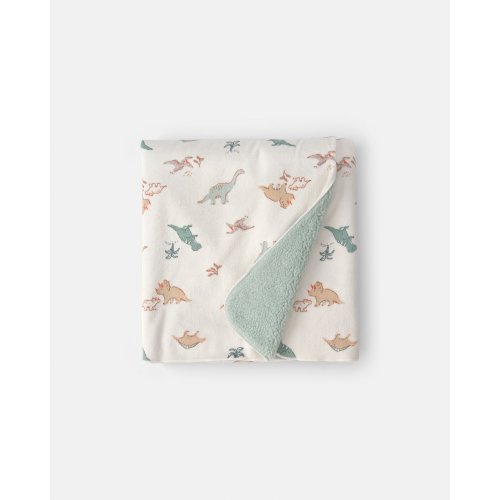 Baby Dinosaur Plush Blanket - Green/Cream | Carter's