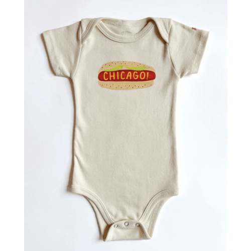 Hot Dog, It's Chicago! Short Sleeve Onesie