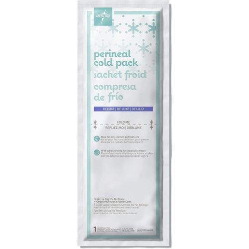 Medline Perineal Cold Packs for Postpartum Care (24 Count) Each Absorbent Pad is 4.5" x 14.25" Perfect for your After Delivery Postpartum Essentials Kit