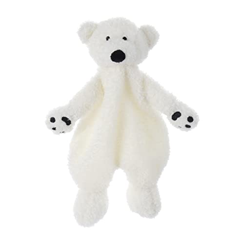 Apricot Lamb Arctic Stuffed Animals Security Blanket Polar Bear 10 in