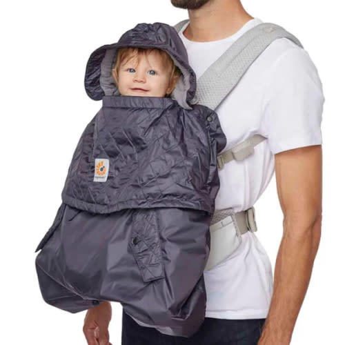 All Weather Baby Carrier Cover: Charcoal | Ergobaby
