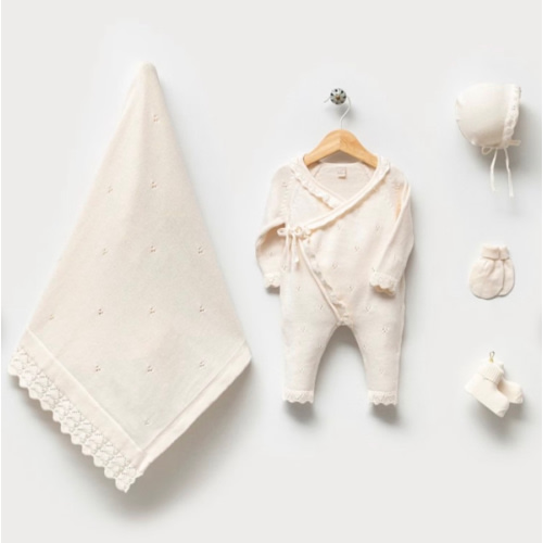 Baby Girl Coming Home Outfit Newborn Girl Coming Home Outfit Organic Baby Clothes Baby Hospital Outfit Knit Baby Clothes - Etsy