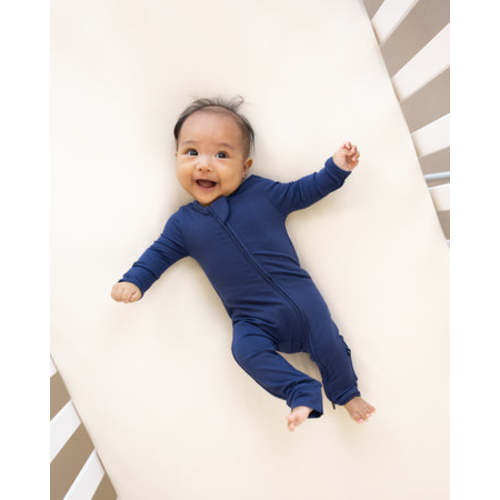 Zip Romper in Larkspur