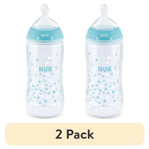 (2 pack) NUK First Choice Smooth Flow Anti-Colic Bottle, 10 oz, 1 Pack